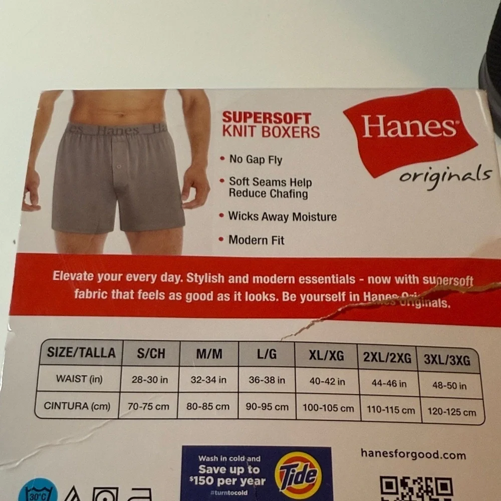 Hanes boxers black